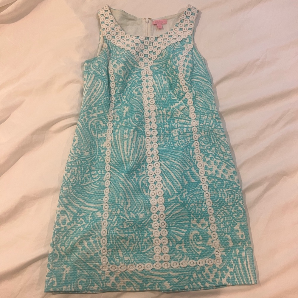 Turquoise lilly Pulitzer dress